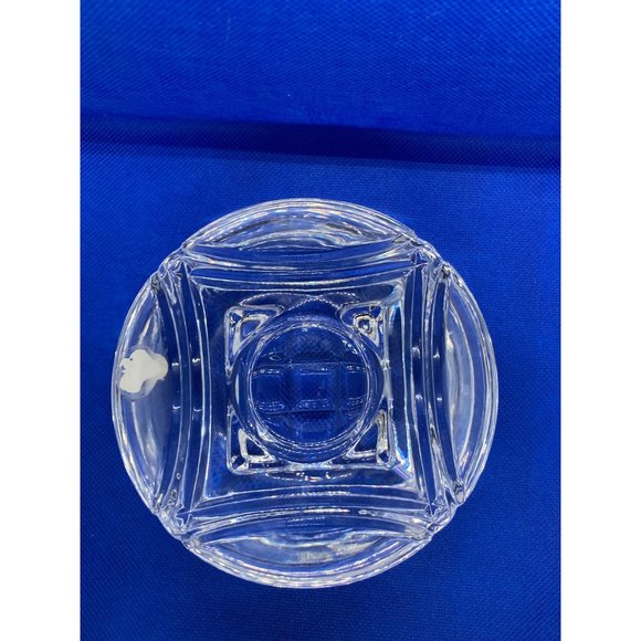 Waterford Crystal Eclipse Votive Round Lead Crystal Candle Holder Geometric with - Picture 3 of 10